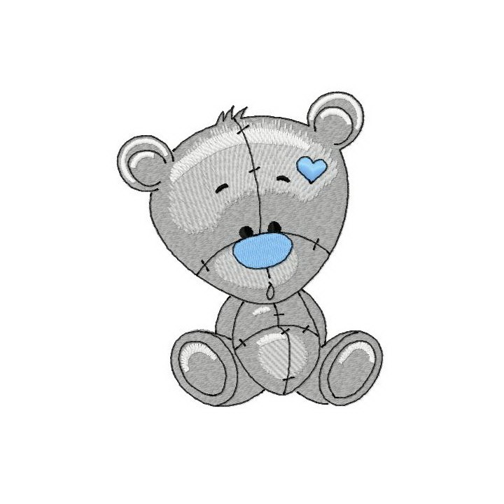 Plush bear 2 embroidery design - Embroidery Design
