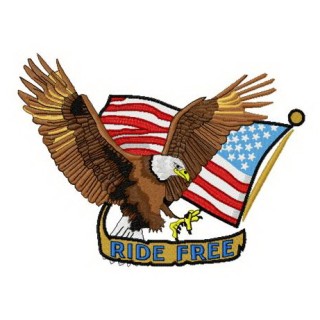 Ride free embroidery design - Embroidery Design
