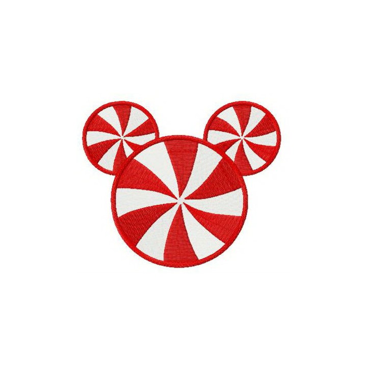 Mickey candy embroidery design - Embroidery Design