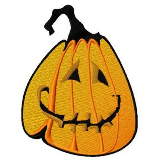 Happy pumpkin 2 embroidery design - Embroidery Design