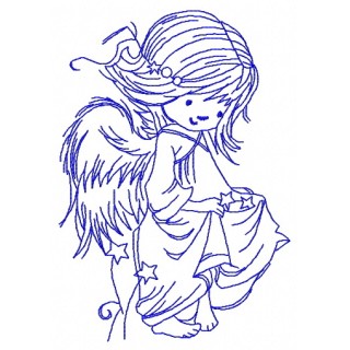 Stars for angels 7 embroidery design - Embroidery Design