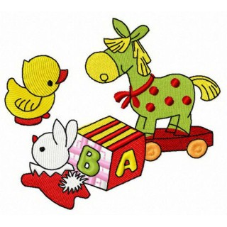My first toys embroidery design - Embroidery Design