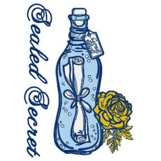 Sealed secret 4 embroidery design - Embroidery Design