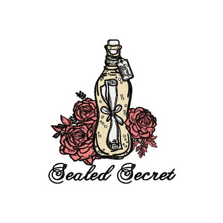 Sealed secret 3 embroidery design - Embroidery Design