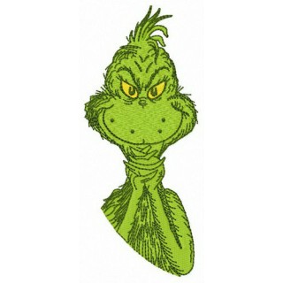 Tricky Grinch embroidery design - Embroidery Design