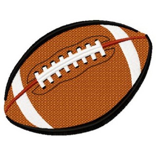 American football ball embroidery design - Embroidery Design