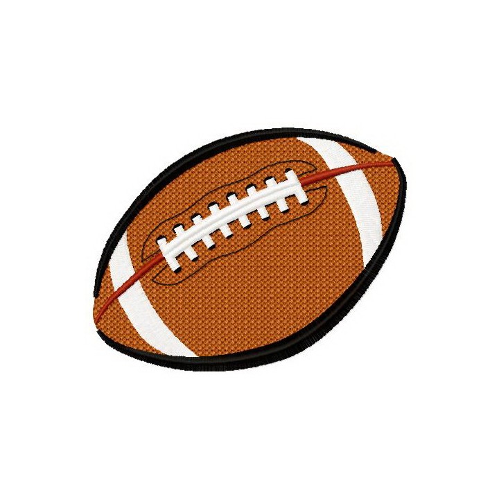 American football ball embroidery design - Embroidery Design