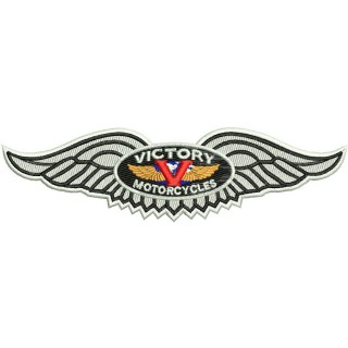 Victory motocycles logo embroidery design - Embroidery Design