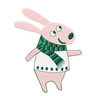 Bunny embroidery design - Embroidery Design