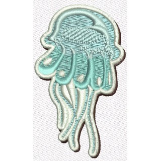 Jellyfish embroidery design - Embroidery Design