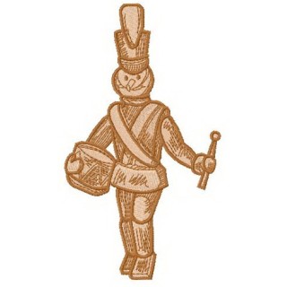 Wooden soldier  embroidery design - Embroidery Design