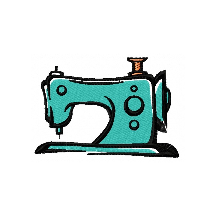 Sewing machine 2 embroidery design - Embroidery Design
