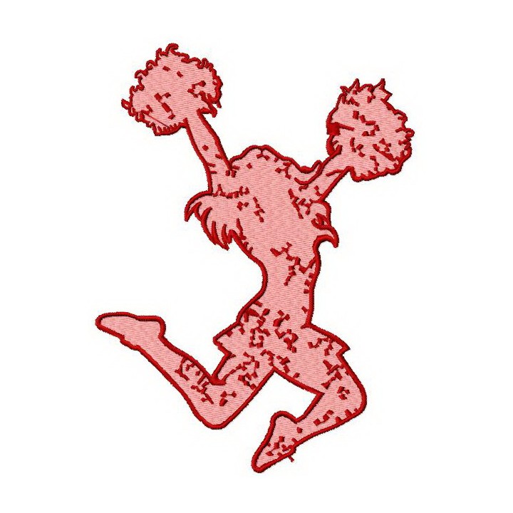 Cheer 3 embroidery design - Embroidery Design