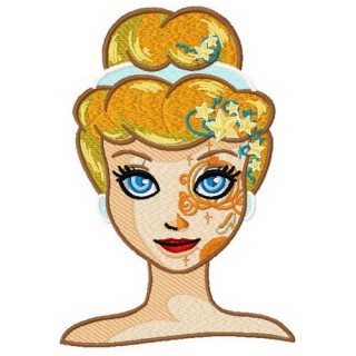 Fancy Cinderella 2 embroidery design - Embroidery Design