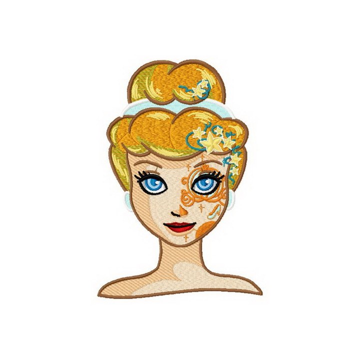 Fancy Cinderella 2 embroidery design - Embroidery Design