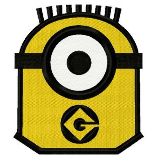 Silent Minion 2 embroidery design - Embroidery Design