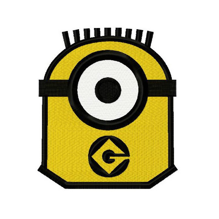 Silent Minion 2 embroidery design - Embroidery Design