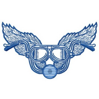 Motorbike club 4 embroidery design - Embroidery Design