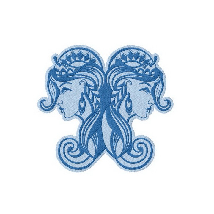 Twins 2 embroidery design - Embroidery Design