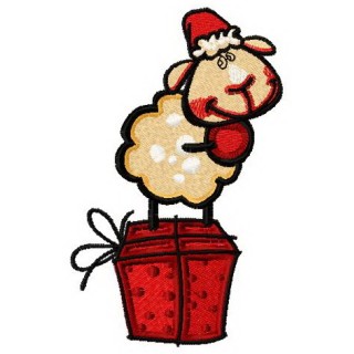 Waiting for present embroidery design - Embroidery Design