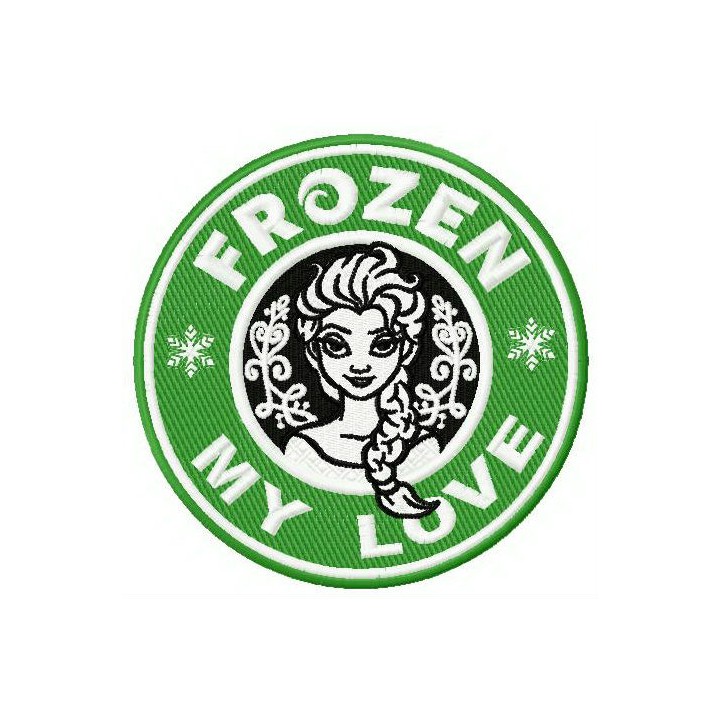 Frozen My love embroidery design - Embroidery Design