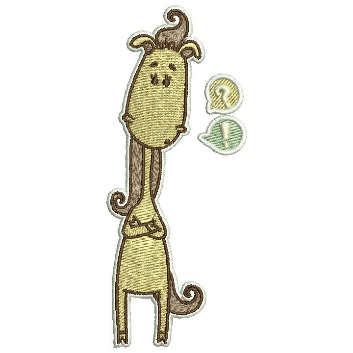 Wondering horse embroidery design - Embroidery Design