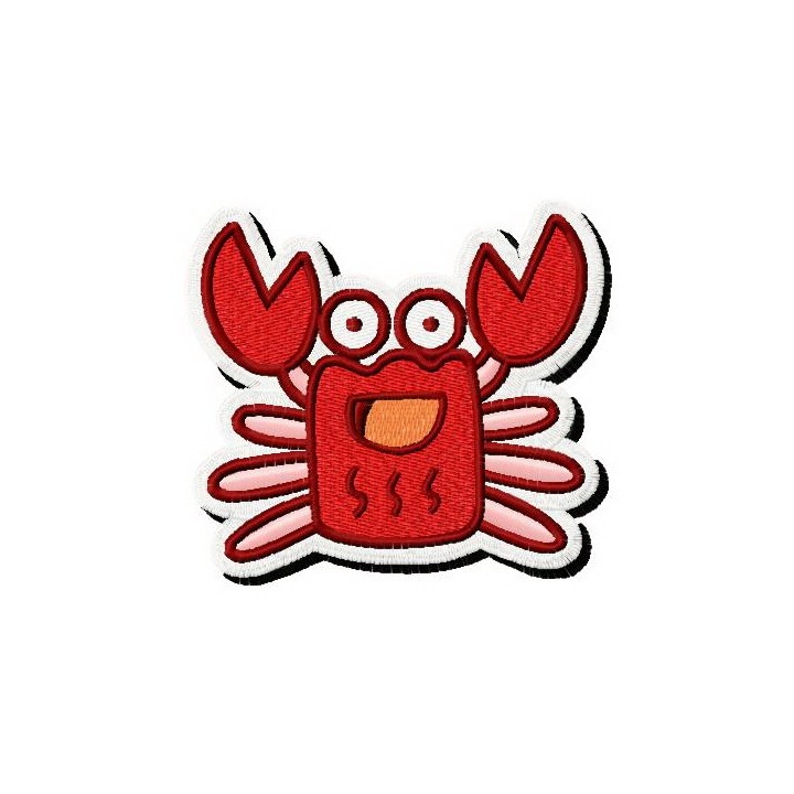 Сrab embroidery design - Embroidery Design