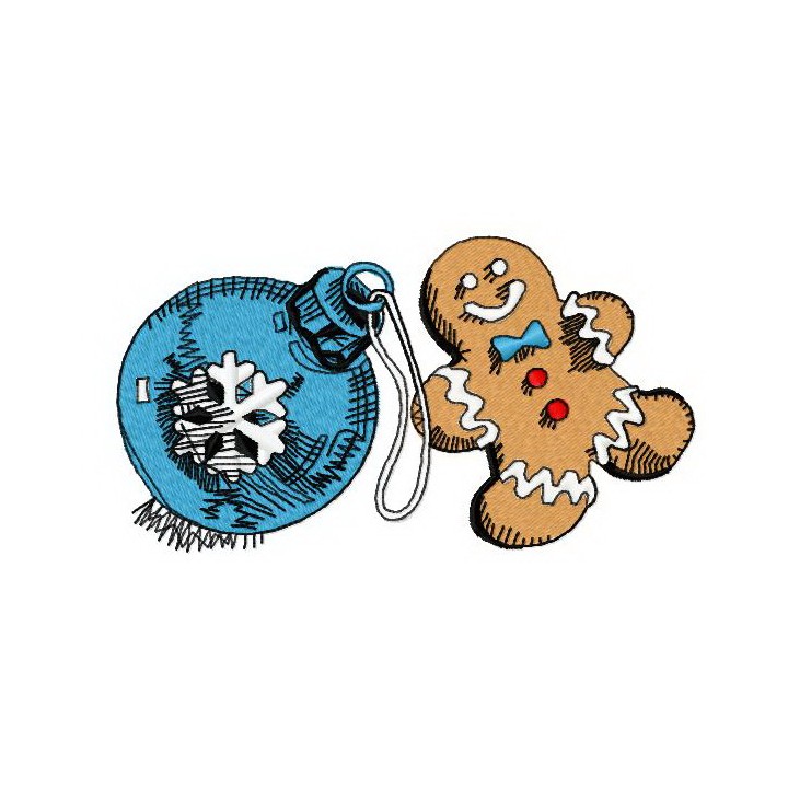 Christmas toys embroidery design - Embroidery Design