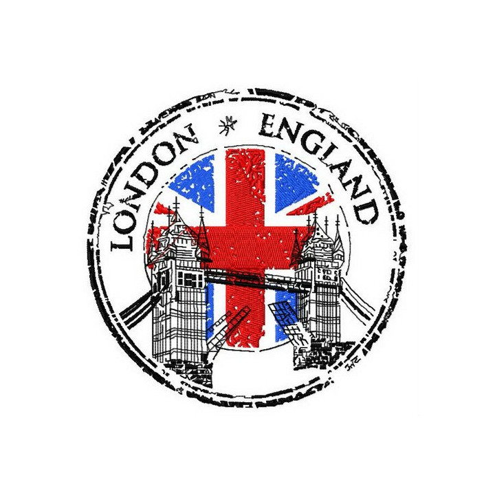 London England 2 embroidery design - Embroidery Design