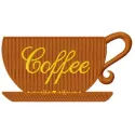 Preview of the Coffee Cup 9 embroidery design featuring a whimsical coffee cup motif for stitching.