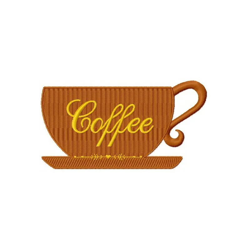 Preview of the Coffee Cup 9 embroidery design featuring a whimsical coffee cup motif for stitching.