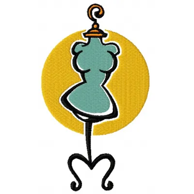 Preview of a mannequin embroidery design featuring intricate stitching patterns for crafting projects.