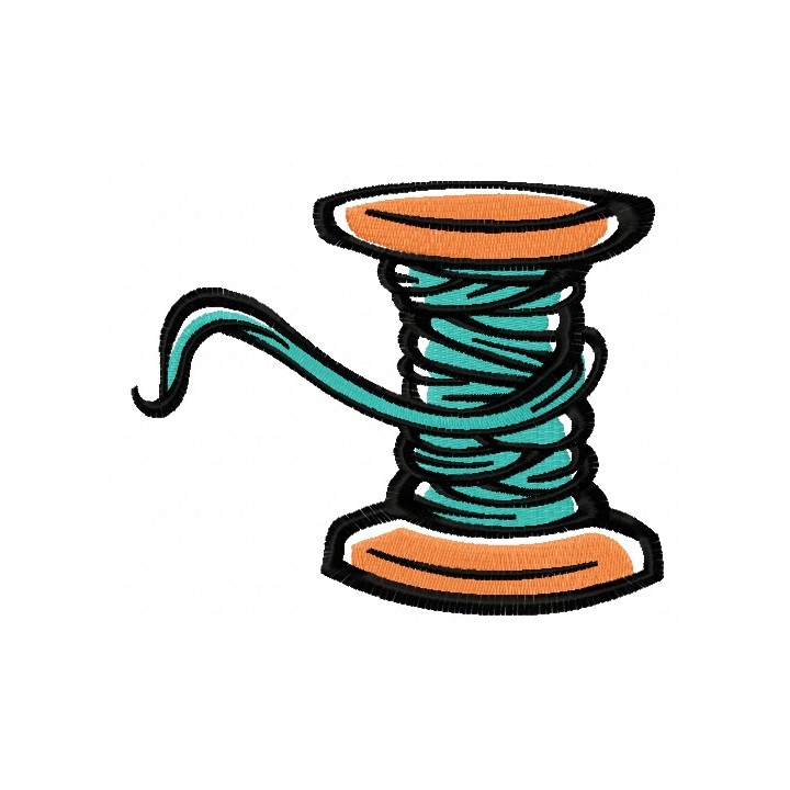 Spool of thread 2 embroidery design - Embroidery Design