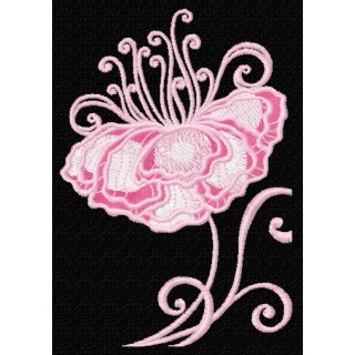 Fragile flower 7 embroidery design - Embroidery Design