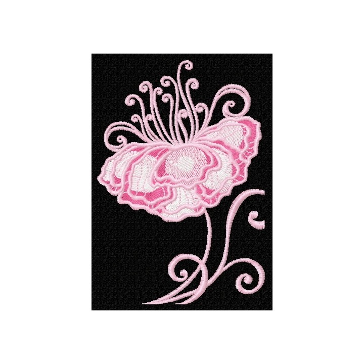 Fragile flower 7 embroidery design - Embroidery Design