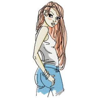 Chic Galore embroidery design - Embroidery Design