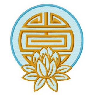 Lotus 3 embroidery design - Embroidery Design