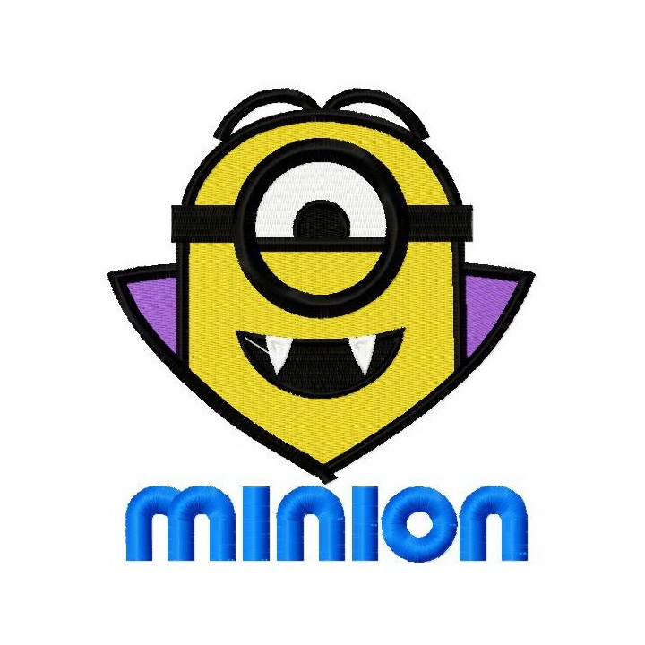Vampire Minion 5 embroidery design - Embroidery Design
