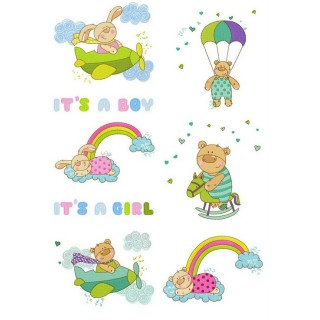 Newborn set  embroidery design - Embroidery Design