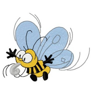 Bee 2 embroidery design - Embroidery Design