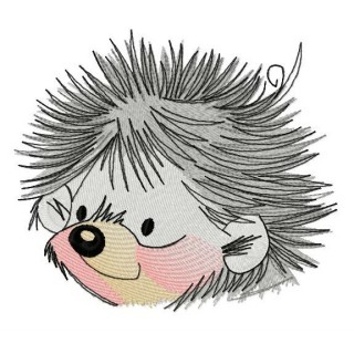Small hedgehog 4 embroidery design - Embroidery Design