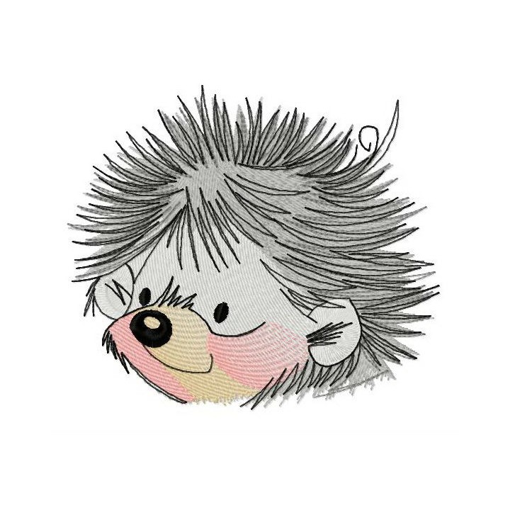 Small hedgehog 4 embroidery design - Embroidery Design