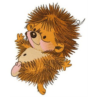 Small hedgehog 3 embroidery design - Embroidery Design