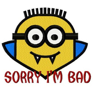 Vampire Minion 3 embroidery design - Embroidery Design