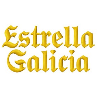Estrella Galicia 4 embroidery design - Embroidery Design