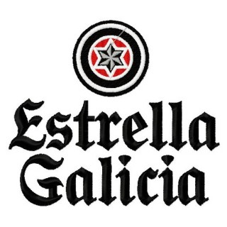 Estrella Galicia 3 embroidery design - Embroidery Design