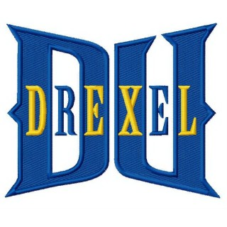 Drexel Dragons logo 3 embroidery design - Embroidery Design