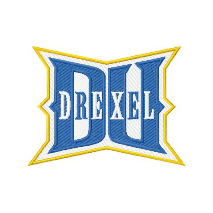 Drexel Dragons logo 2 embroidery design - Embroidery Design