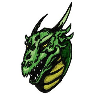 Valley dragon 2 embroidery design - Embroidery Design