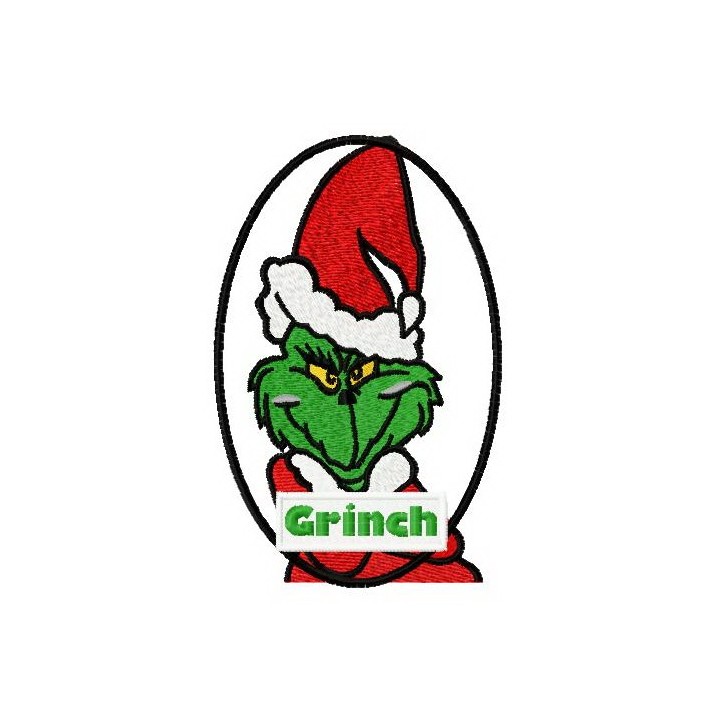 Grinch 2 embroidery design - Embroidery Design
